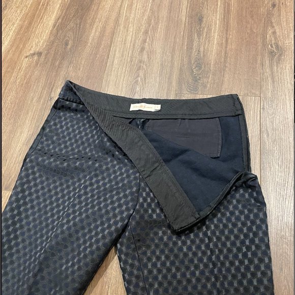 Tory Burch Womens Twill Cropped straight-Leg Pants - Picture 2 of 7